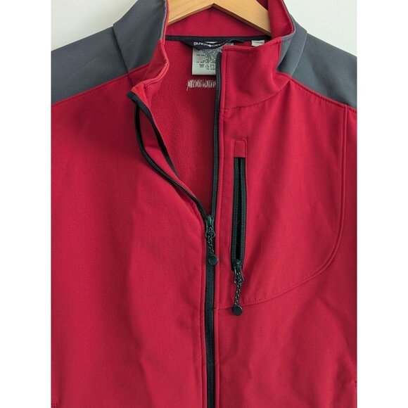 Black Diamonds Mens XLRed & Gray Sleeveless Zip-Up Vest-lp - Picture 2 of 9